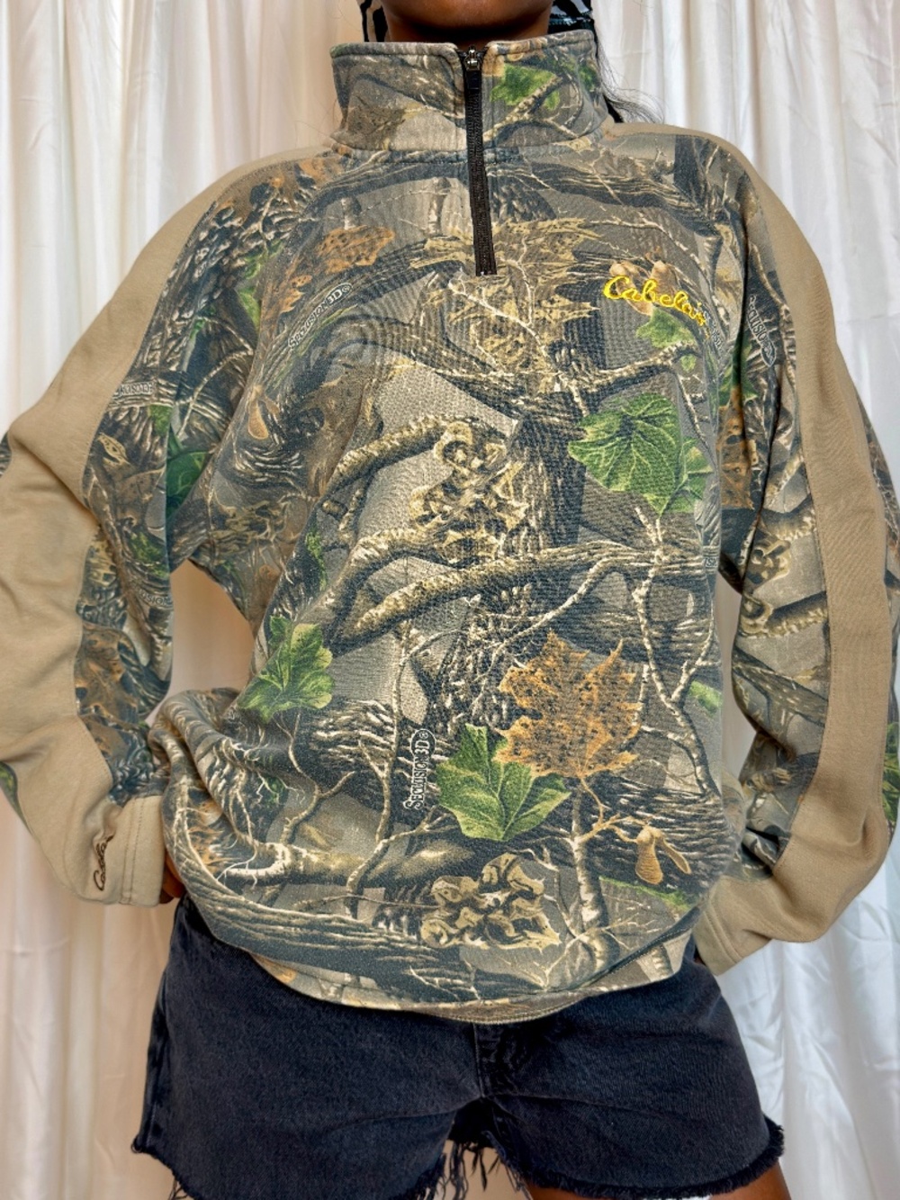 Cabela's Camo Quarter-Zip Pullover